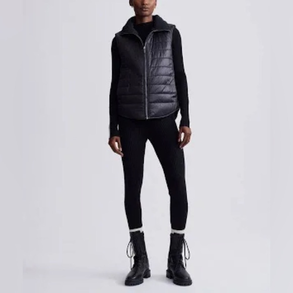NWT Varley Ellis Reversible Gilet 2.0 Black XS Vest